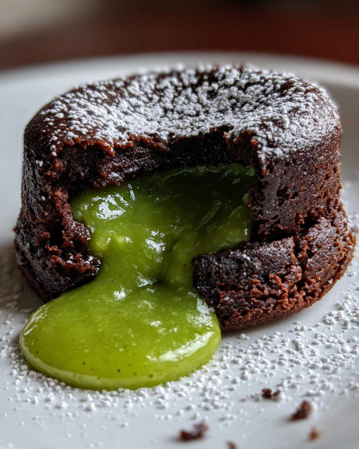 Molten Matcha Lava Cakes - detail 1
