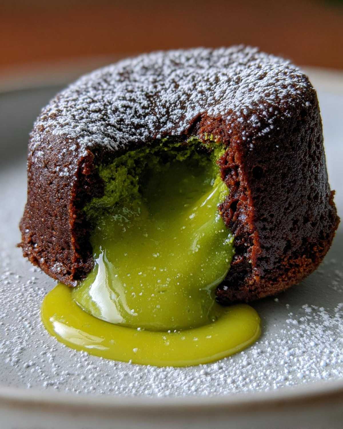 Molten Matcha Lava Cakes - detail 4