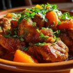 Moroccan Chicken Tagine with Apricots