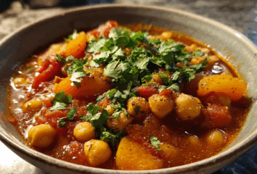 Moroccan Chickpea Stew with Apricots