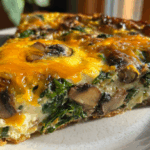 Mushroom Spinach Frittata