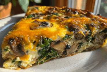 Mushroom Spinach Frittata