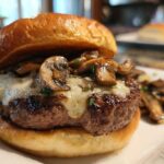 Mushroom and Swiss Beef Burgers