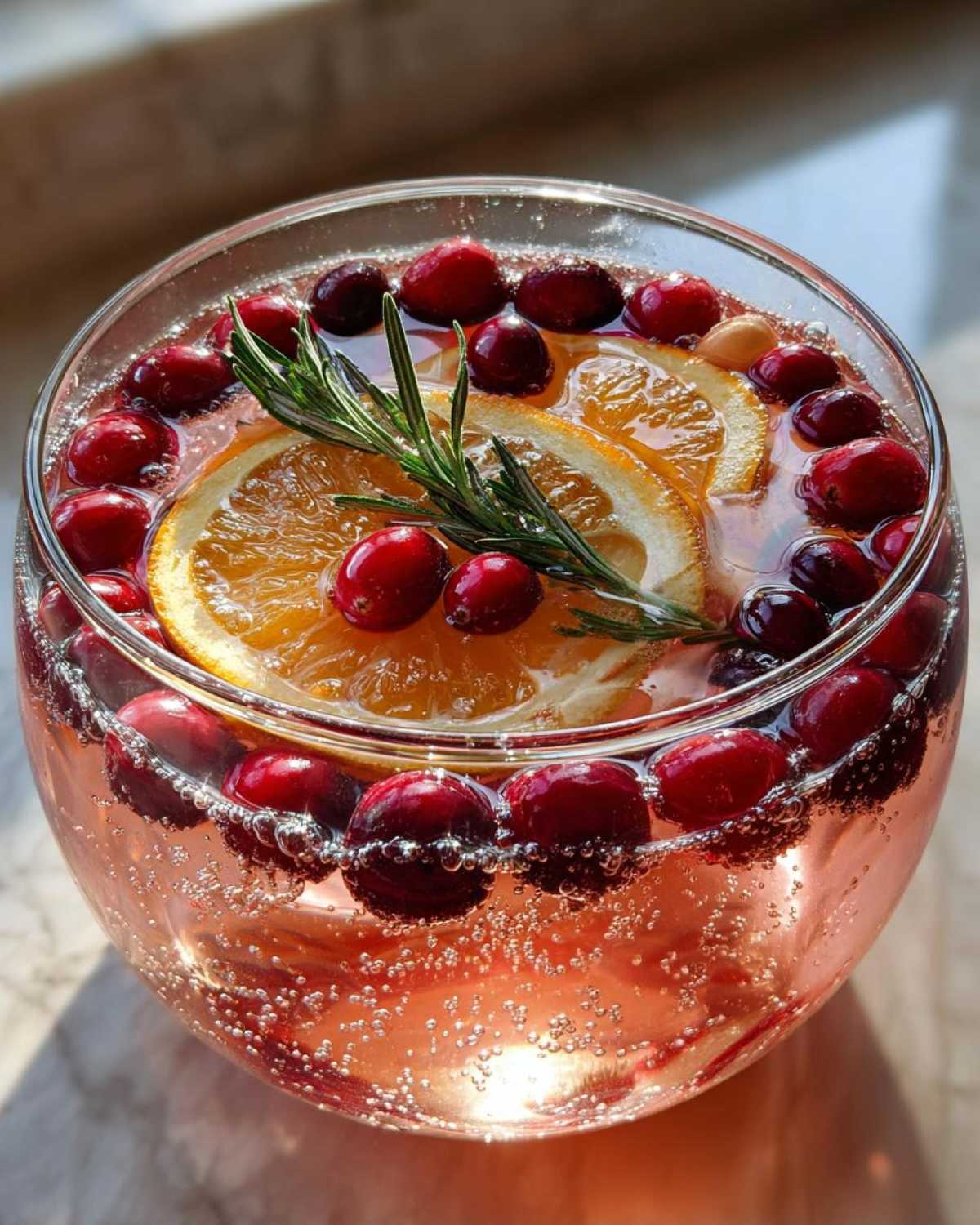 New Year Sparkling Champagne Punch - detail 2