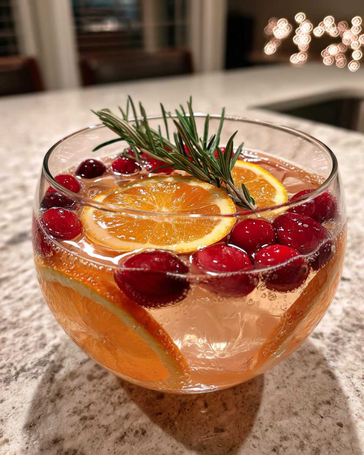 New Year Sparkling Champagne Punch - detail 3