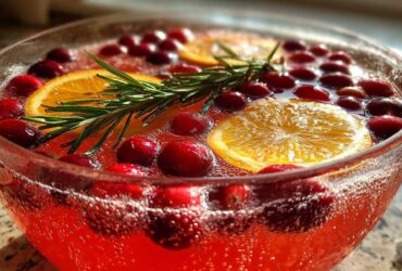 New Year Sparkling Champagne Punch