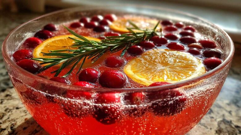 New Year Sparkling Champagne Punch