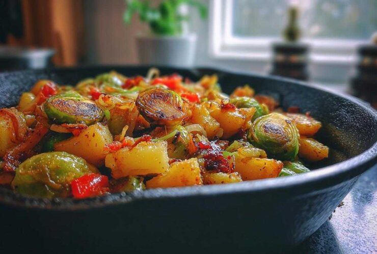 New Year’s Brussels Sprouts Hash