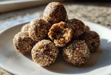 No-Bake Almond Chia Protein Balls