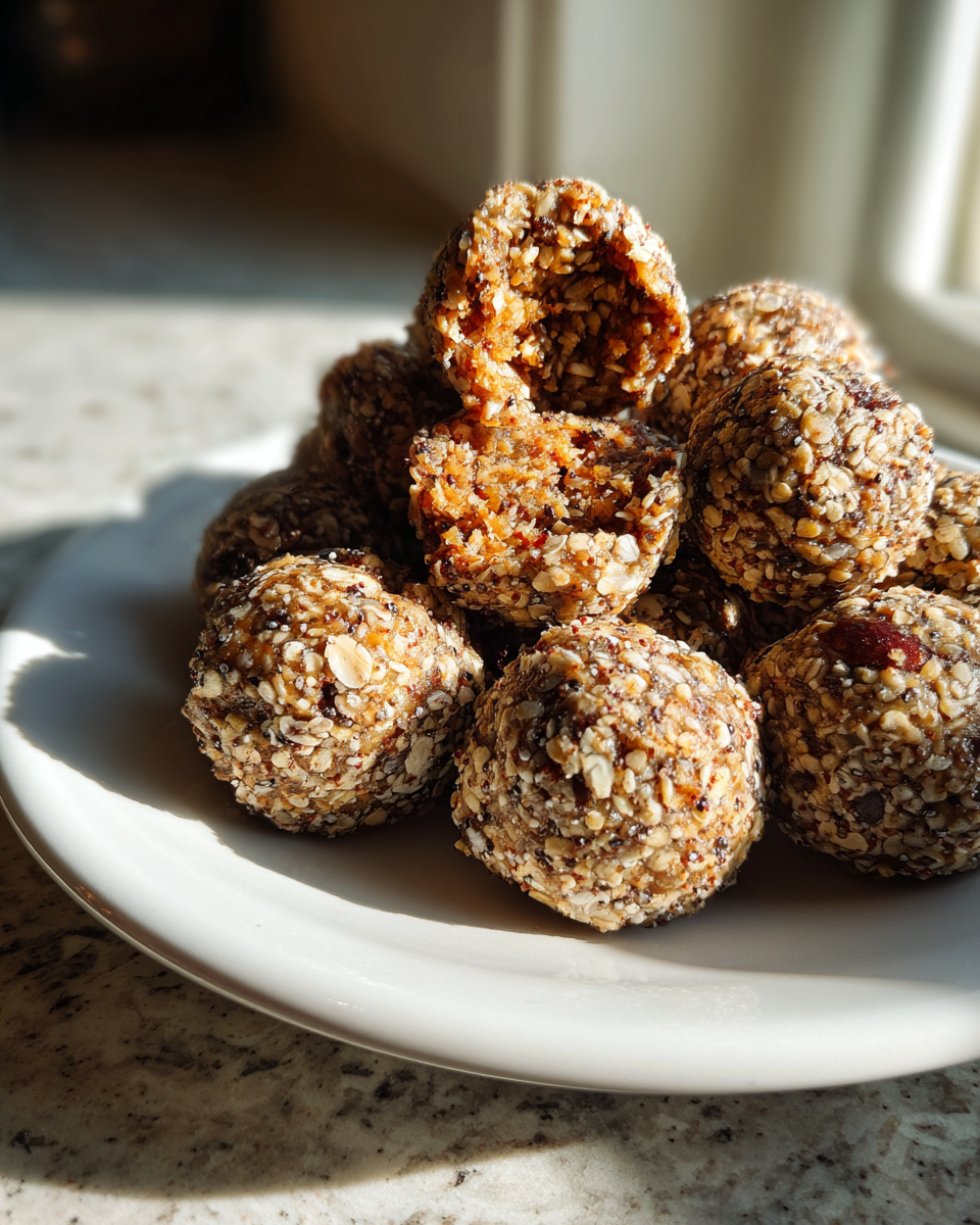 No-Bake Almond Chia Protein Balls - detail 4