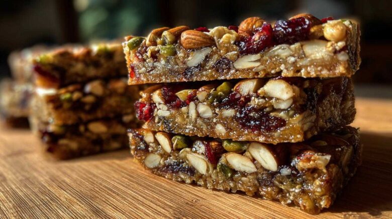 No-Bake Granola Energy Bars