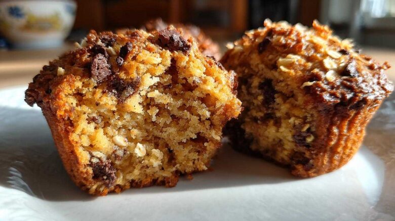 Oatmeal Chocolate Chip Breakfast Muffins