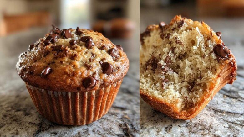 Oatmeal chocolate chip muffins