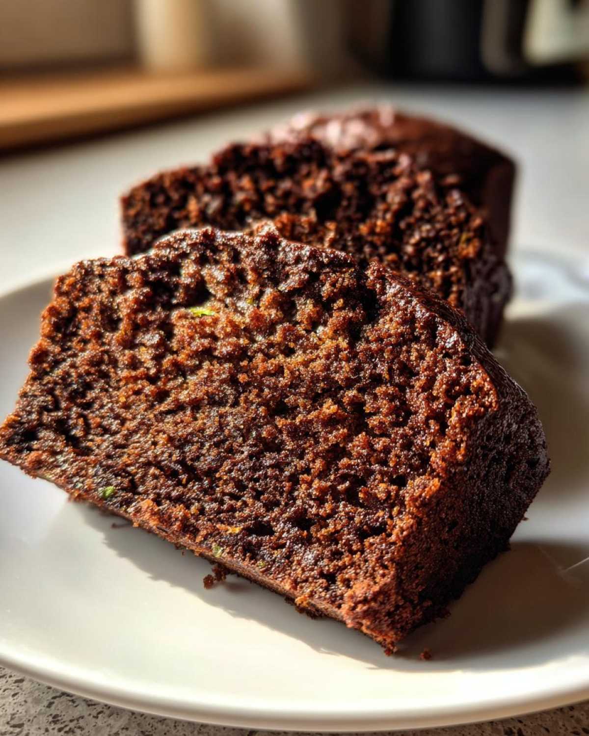One Bowl Fudgy Chocolate Zucchini Bread Easy - detail 3