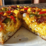 One-Pan Cheesy Breakfast Pizza