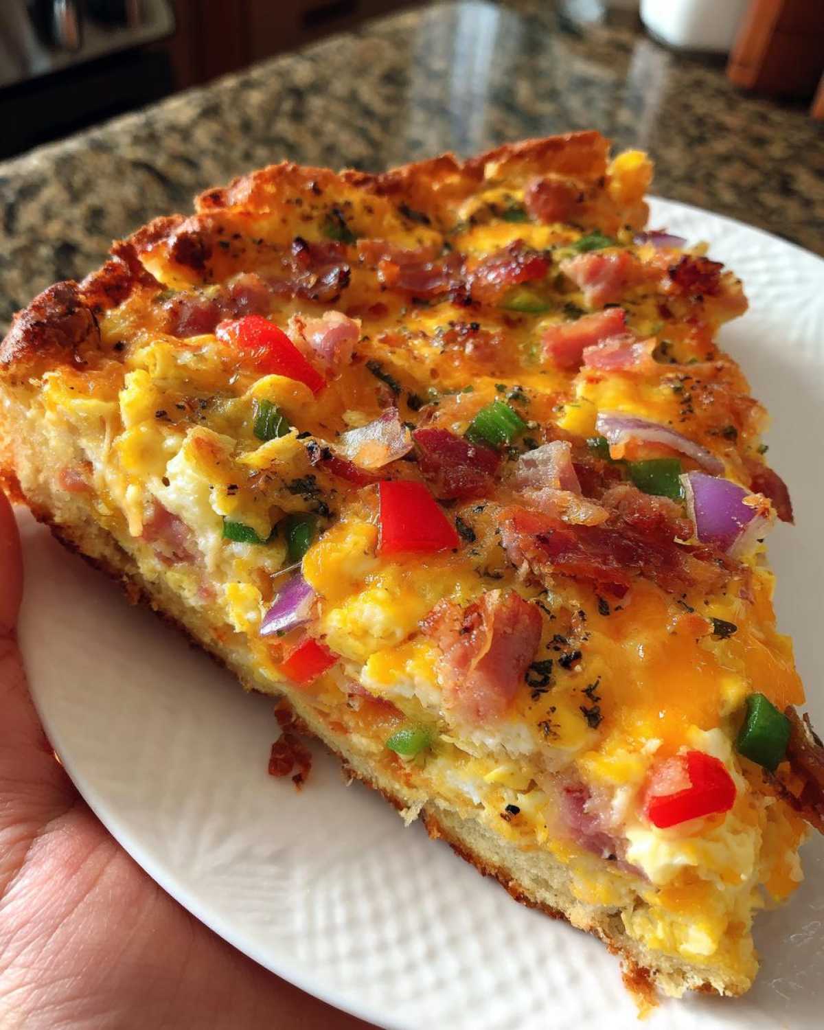 One-Pan Cheesy Breakfast Pizza - detail 4