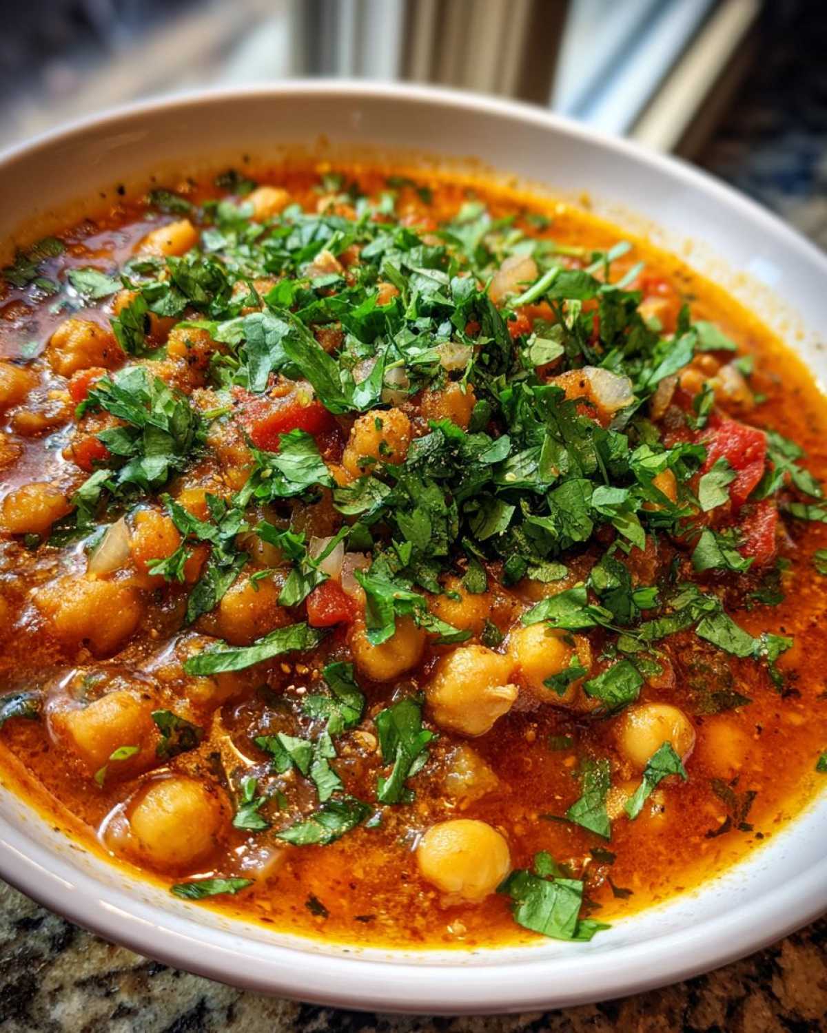 One-Pan Moroccan Chickpea Stew - detail 2