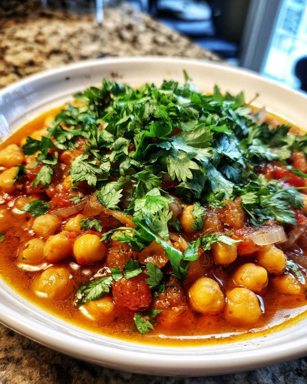 One-Pan Moroccan Chickpea Stew - detail 3