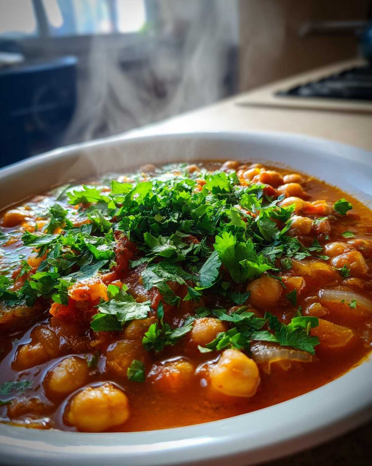 One-Pan Moroccan Chickpea Stew - detail 4
