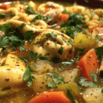 One-Pot Chicken Tortellini Soup