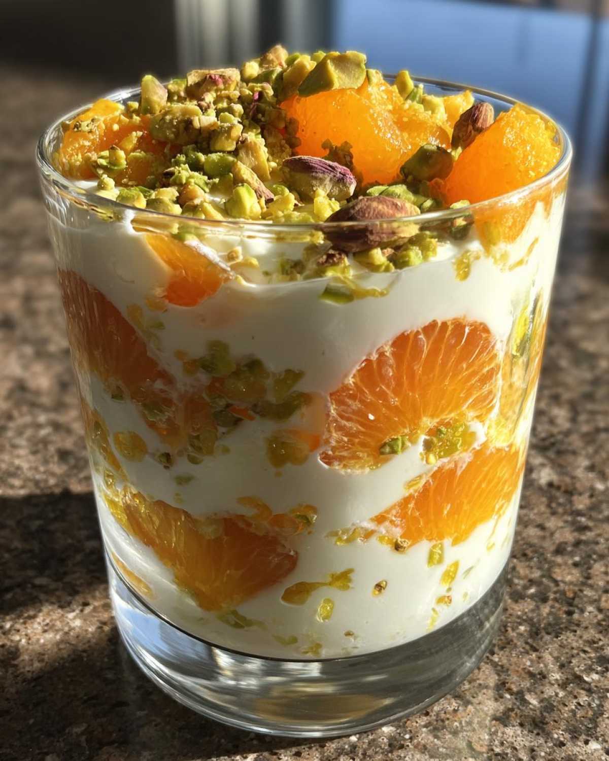 Orange-Pistachio Cardamom Yogurt Parfait - detail 1