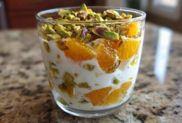 Orange-Pistachio Cardamom Yogurt Parfait