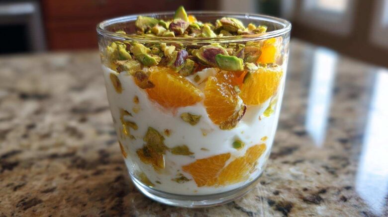 Orange-Pistachio Cardamom Yogurt Parfait
