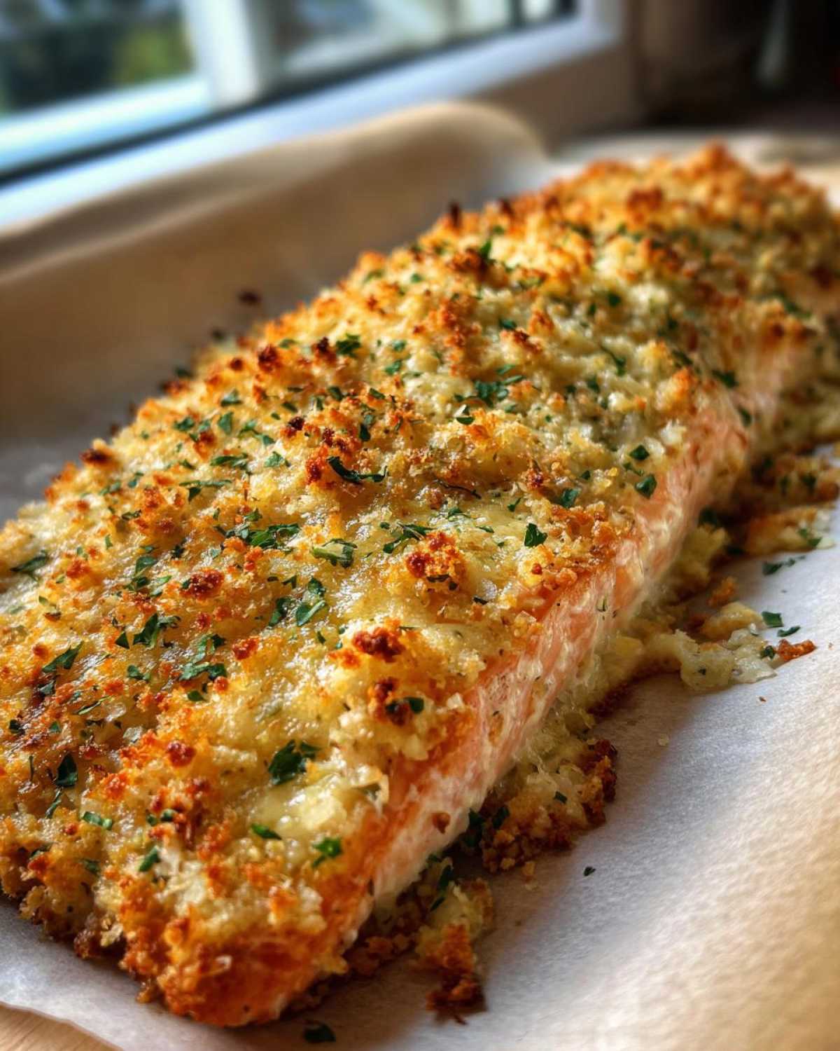Parmesan Salamon Bake - detail 2