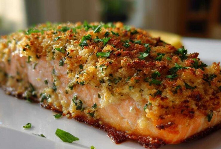 Parmesan Salamon Bake