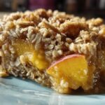 Peach Cobbler Oatmeal Bake