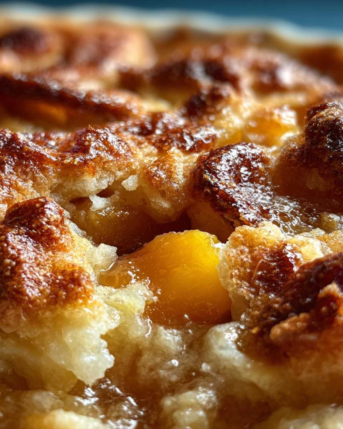 Peach Cobbler with Fresh Peaches - detail 2