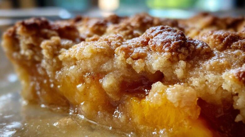 Peach Cobbler with Fresh Peaches