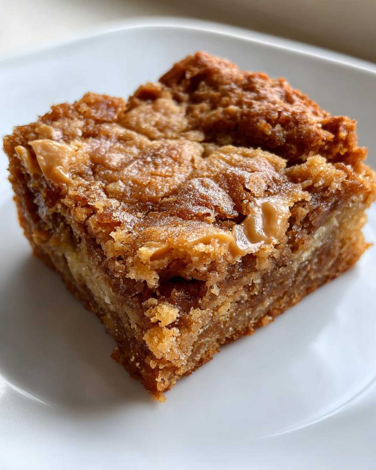 Peanut Butter Banana Blondies - detail 3
