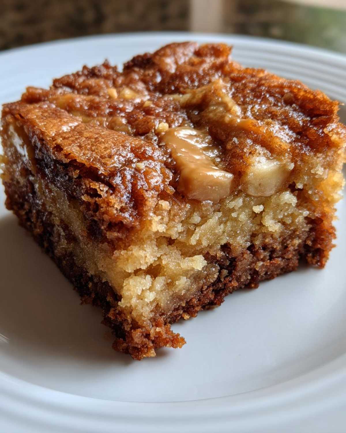 Peanut Butter Banana Blondies - detail 4