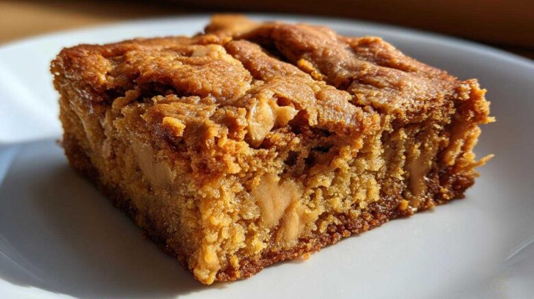 Peanut Butter Banana Blondies