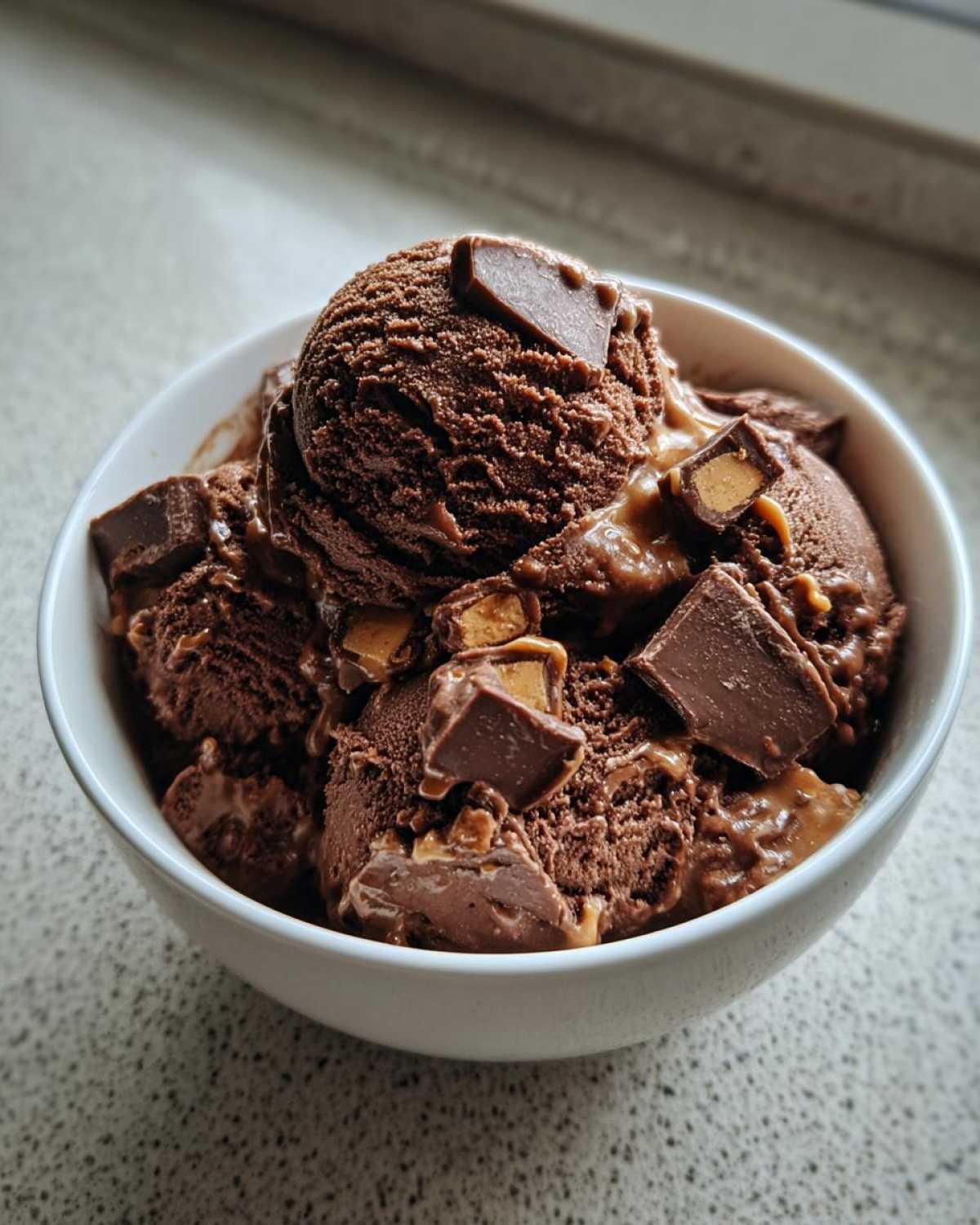 Peanut Butter Cup Coffee Ice Cream - detail 3