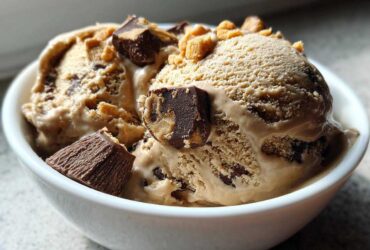Peanut Butter Cup Coffee Ice Cream