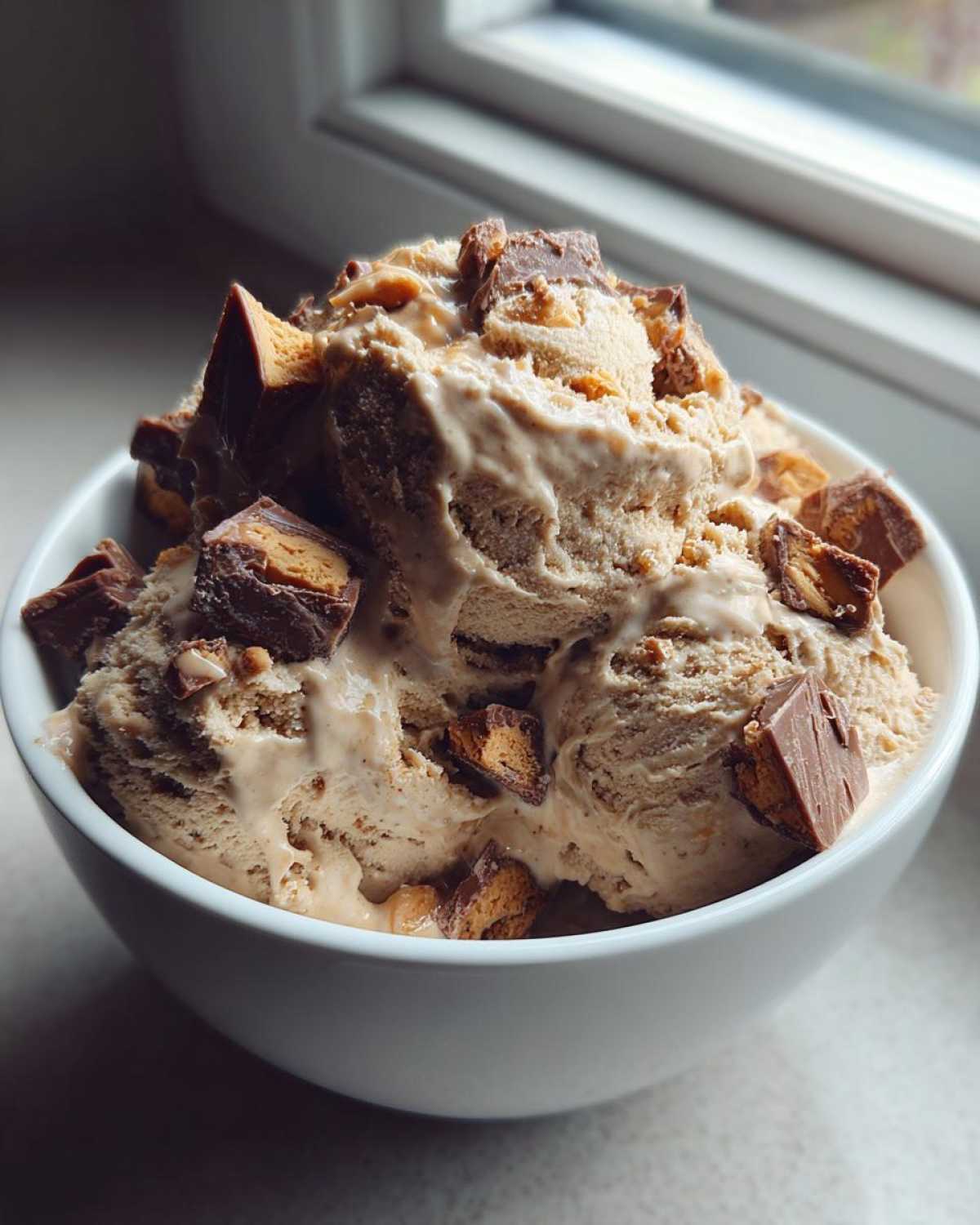 Peanut Butter Cup Coffee Ice Cream - detail 4
