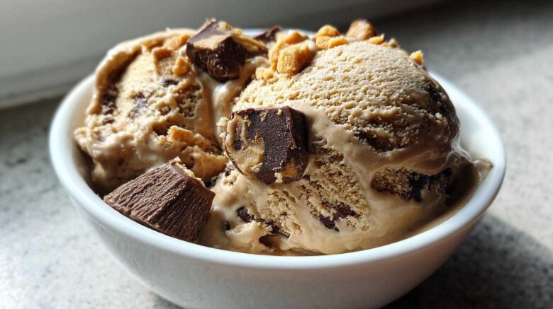 Peanut Butter Cup Coffee Ice Cream