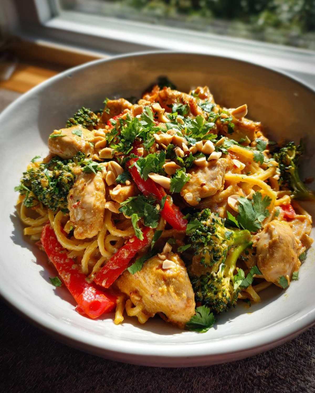 Peanut Noodle Chicken Bowls - detail 3