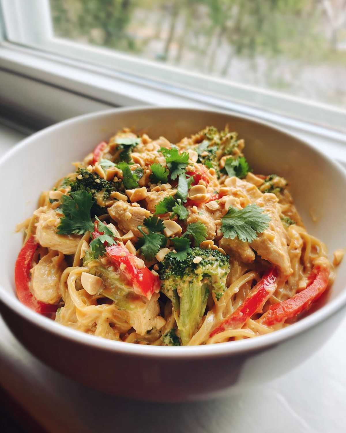 Peanut Noodle Chicken Bowls - detail 4