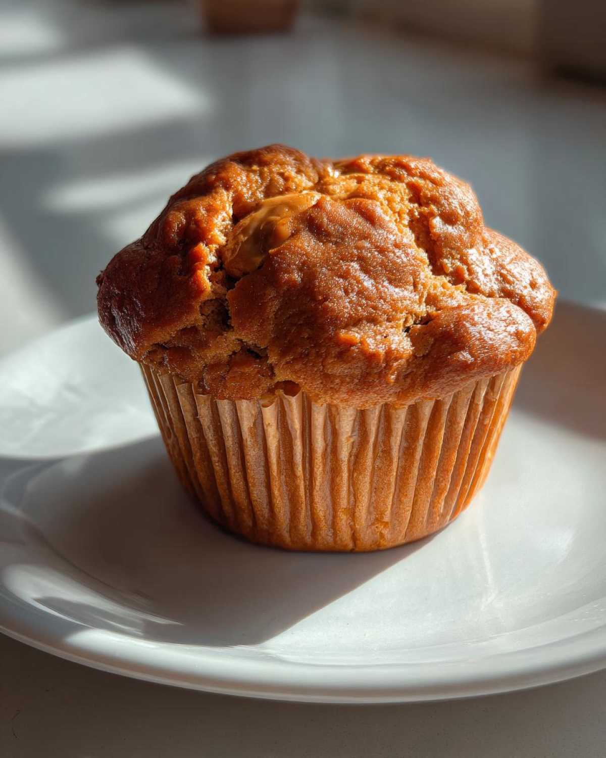 Peanut butter protein muffins - detail 1