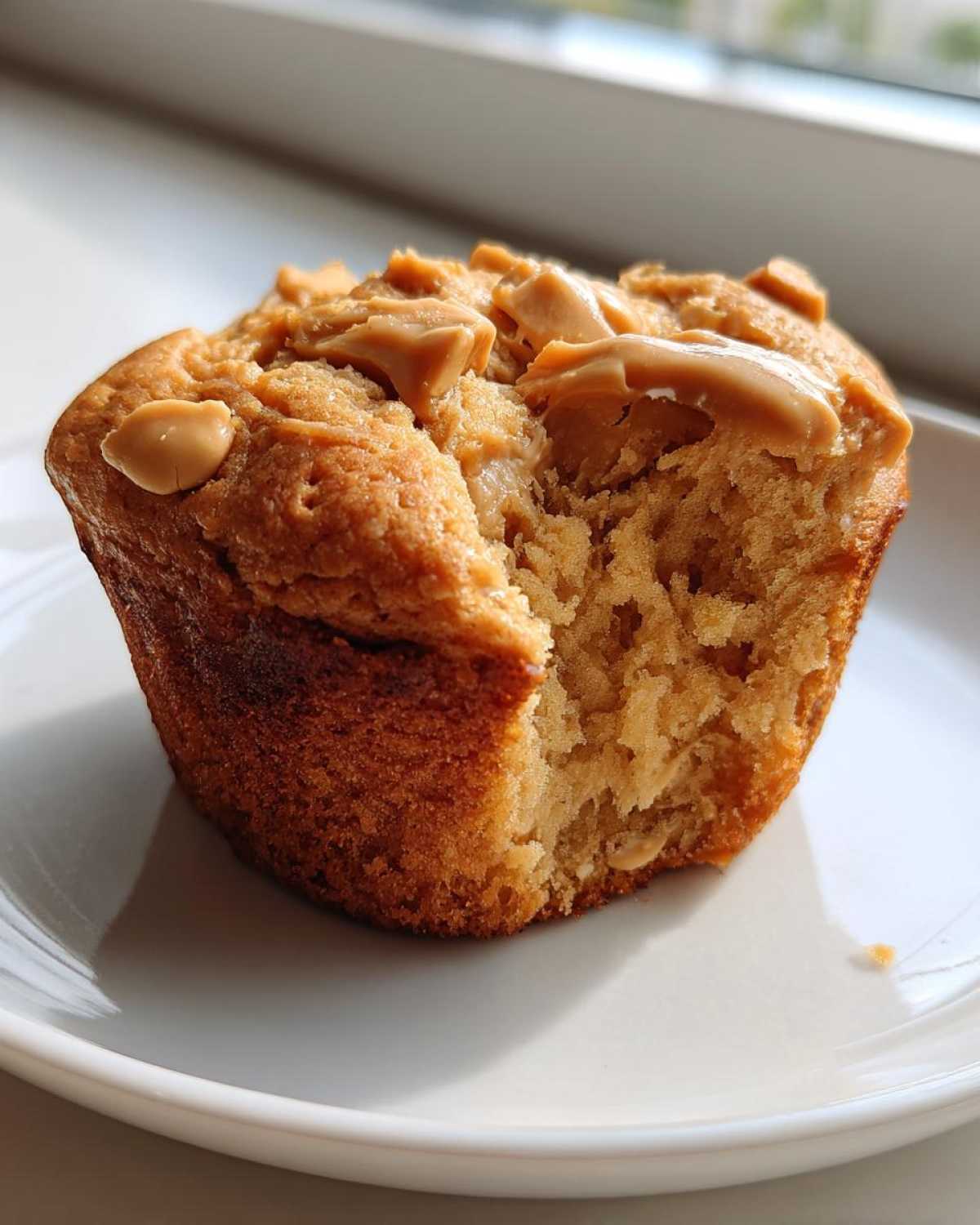 Peanut butter protein muffins - detail 3