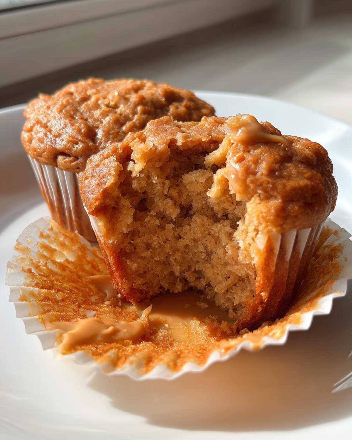 Peanut butter protein muffins - detail 4