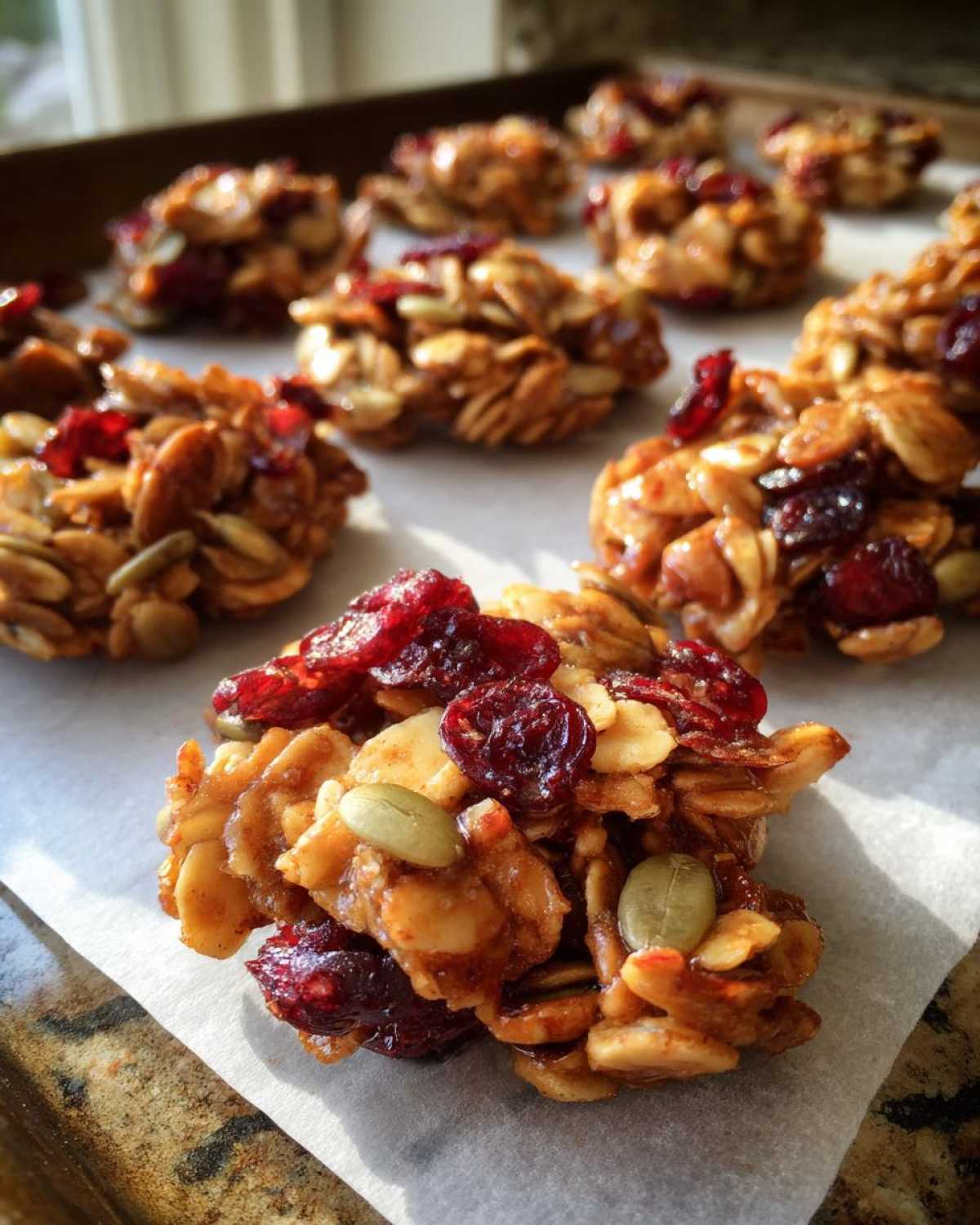 Pepita and Cranberry Trail Mix Clusters - detail 3