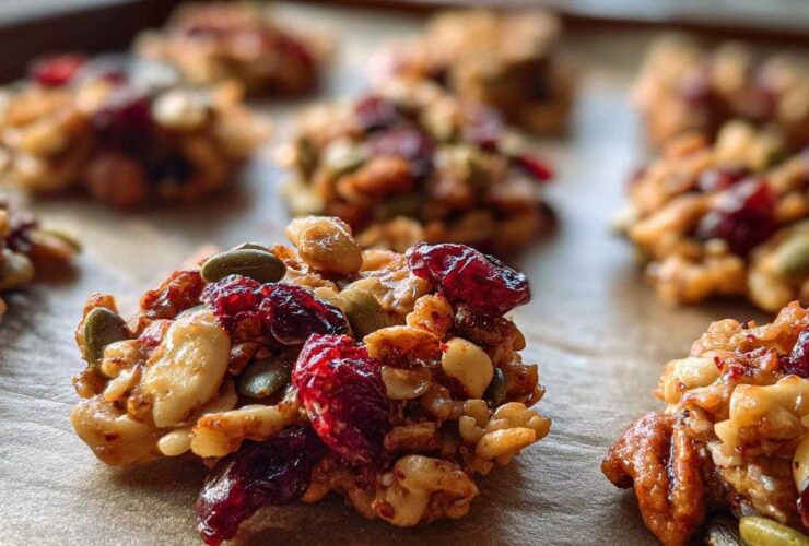 Pepita and Cranberry Trail Mix Clusters