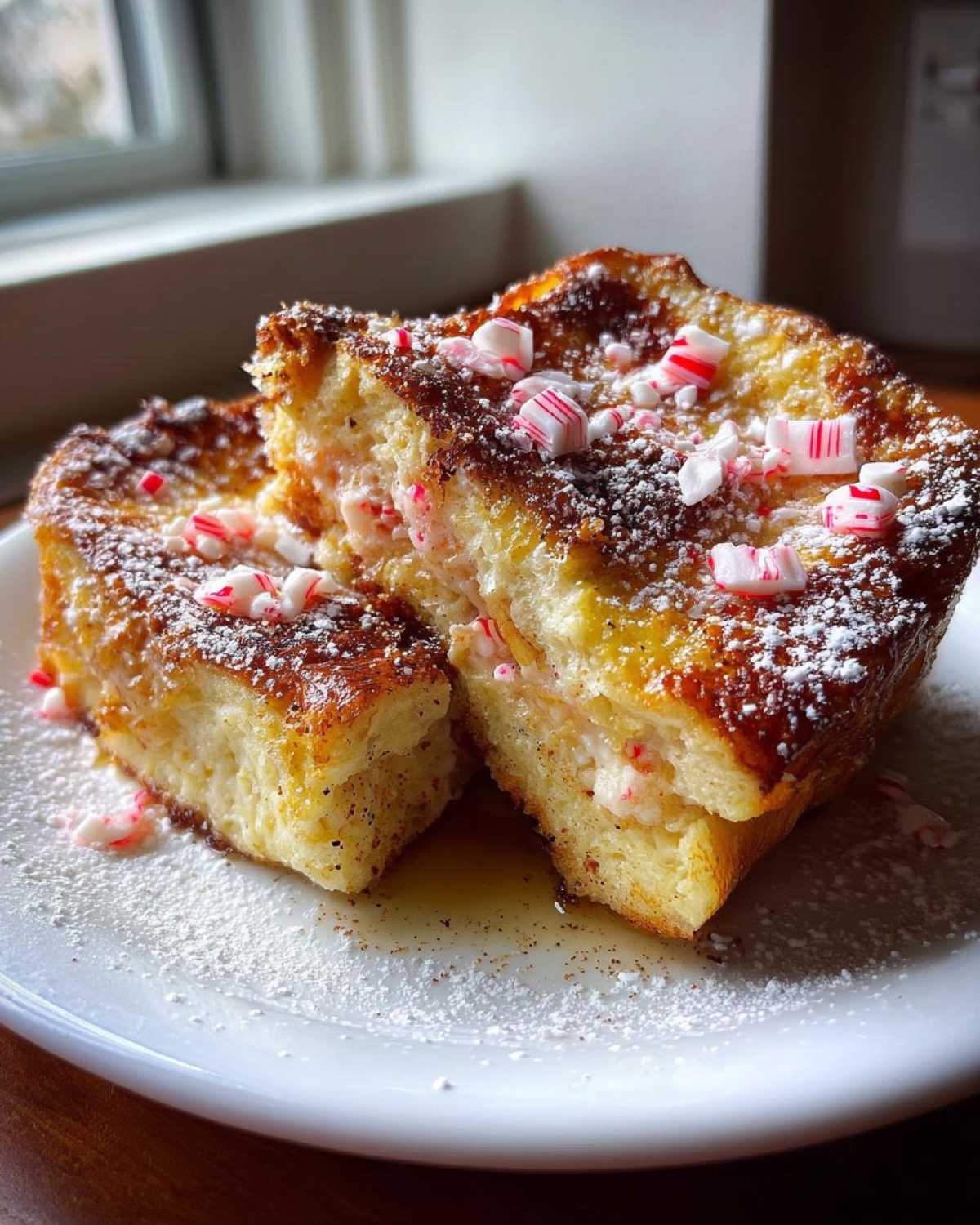 Peppermint Eggnog French Toast Bake - detail 1