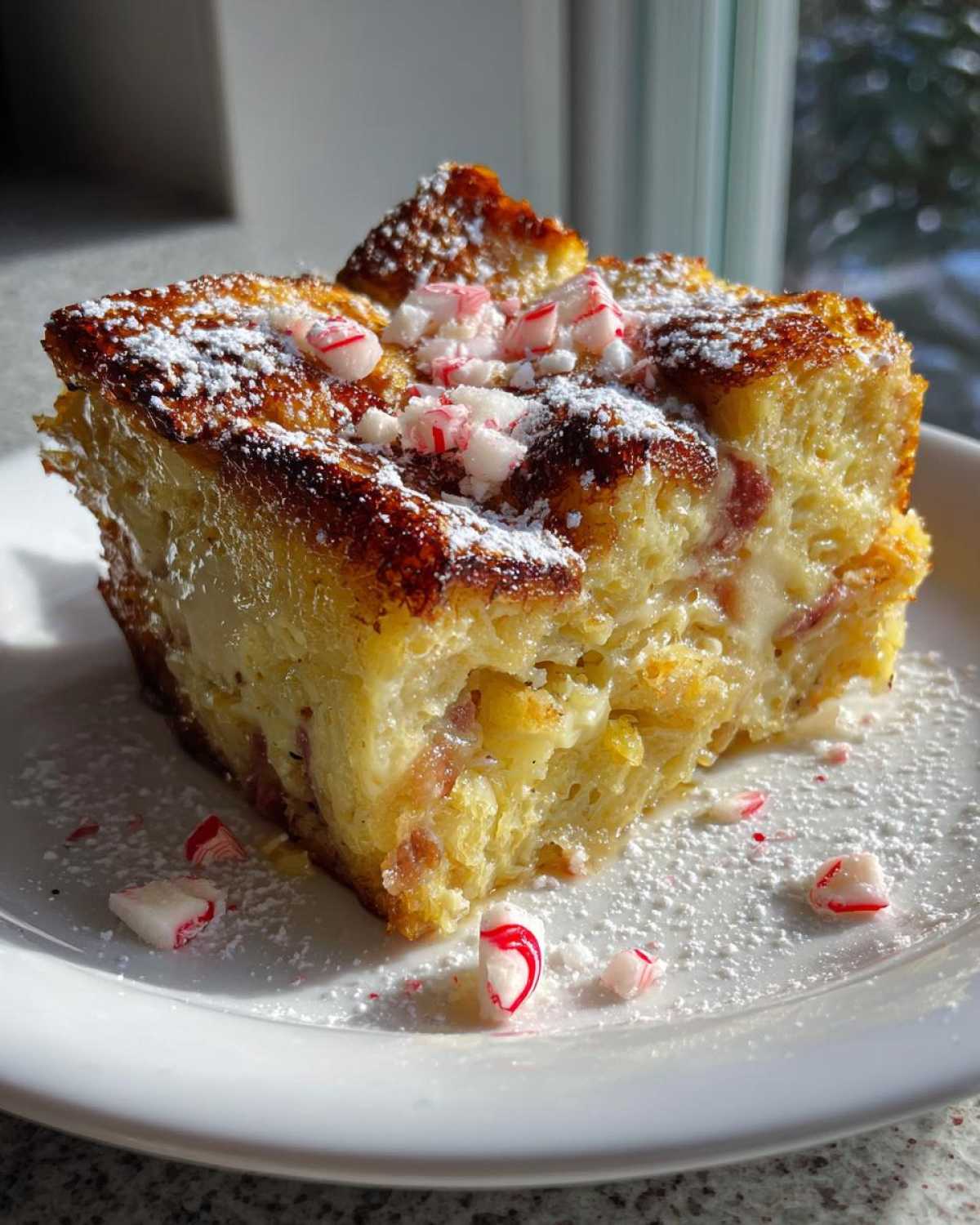 Peppermint Eggnog French Toast Bake - detail 2