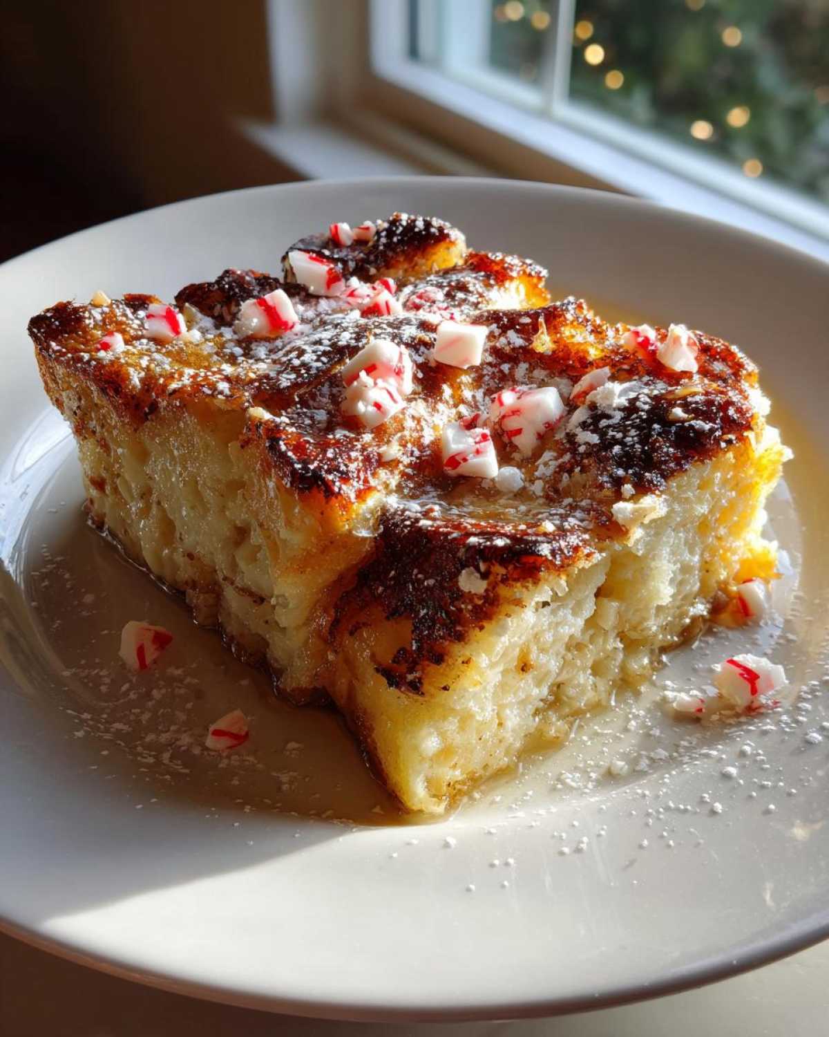 Peppermint Eggnog French Toast Bake - detail 3