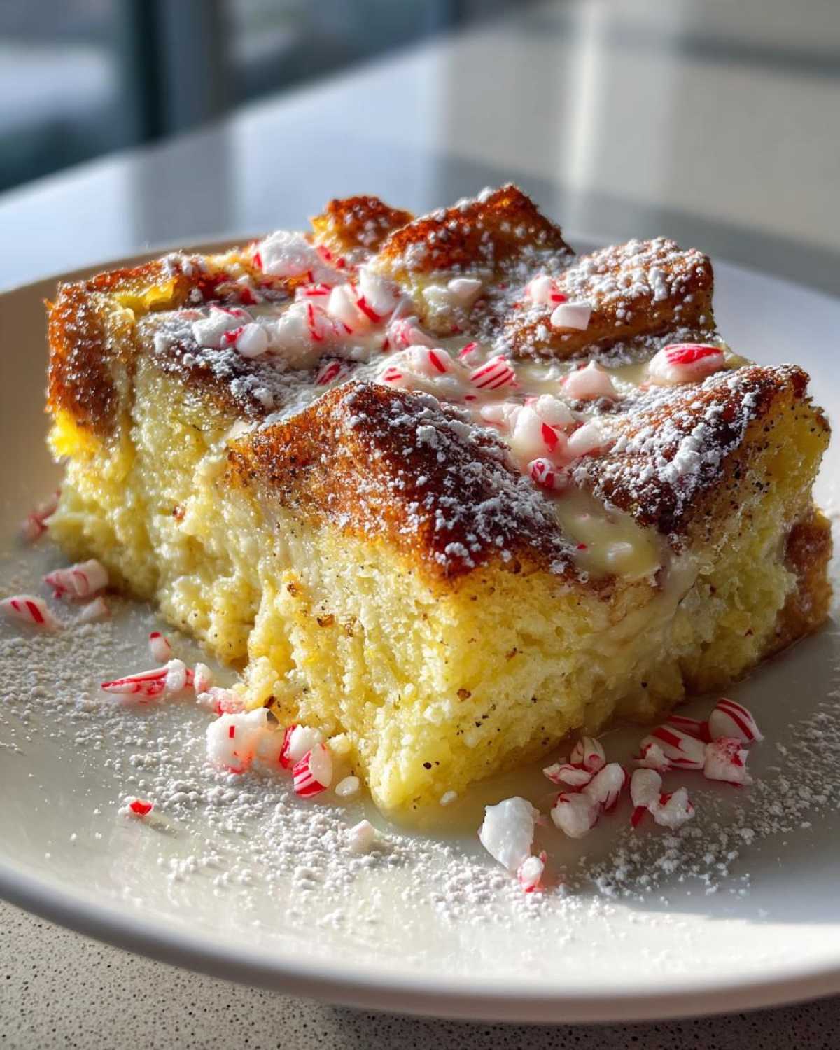 Peppermint Eggnog French Toast Bake - detail 4